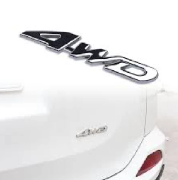 Car Monogram Logo 4WD